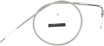 harley davidson flhtc [DRAG SPECIALTIES] – Edelstahl-ummanteltes Leerlaufkabel