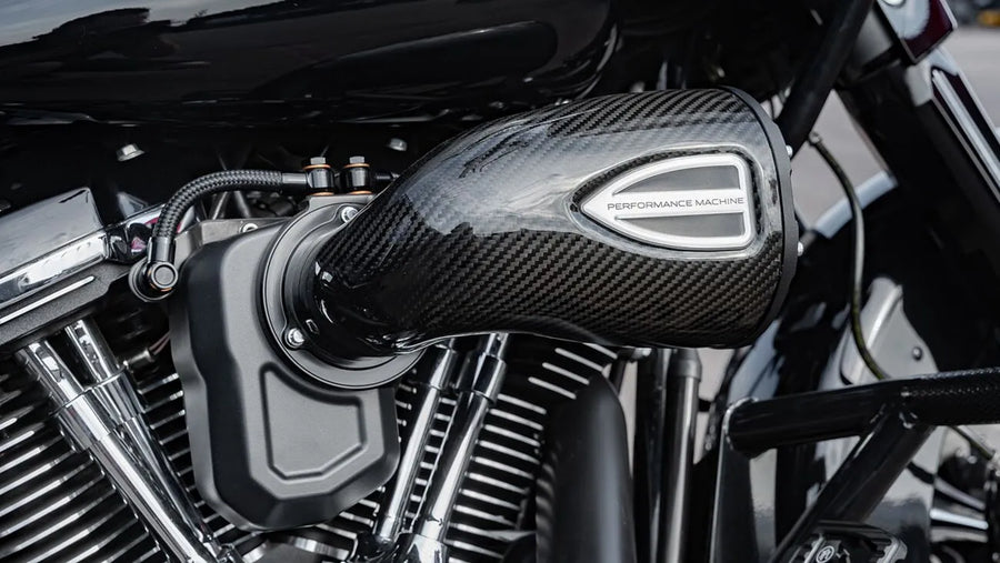 harley davidson touring [PERFORMANCE MACHINE (PM)] - C4-serien kolfiber luftfiltersats