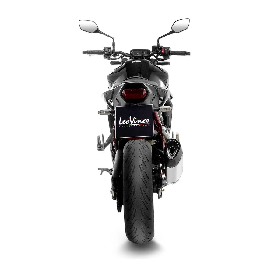 honda cb 750 bålgeting [LEOVINCE] – LV-14R slip-on ljuddämpare i rostfritt stål