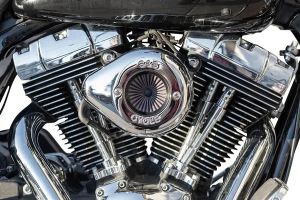 Harley-Davidson FXDBA 1690 Dyna Street Bob Limited [2013] - Air Stinger Stealth Luftfiltersatz – Oberfläche: Silber – Bild 7