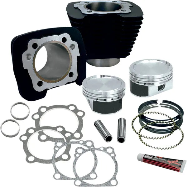 Harley-Davidson Xlh 883 Sportster [1994-1995] - 1200cc Umrüstsatz für XL883 – Oberfläche: Pulverbeschichtet, Wrinkle Black – Bild 2