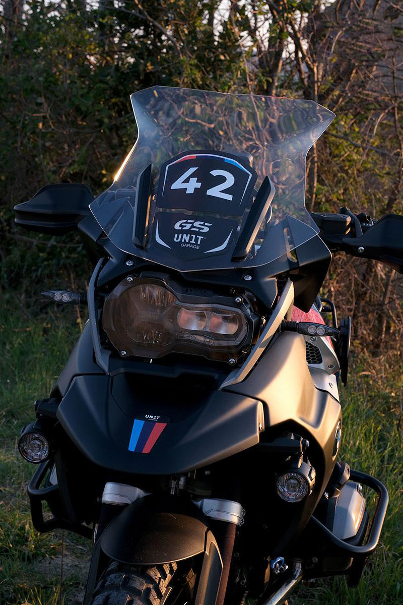 BMW R 1250 GS LC Rad [2019-2023] - Motorsport-Aufkleber für GS-Windschutzscheibe