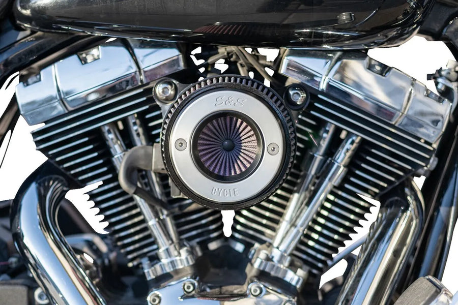 Harley-Davidson FXSBSE2 1800 Breakout CVO [2014] - Air Stinger Stealth Luftfiltersatz – Oberfläche: Schwarz, Verchromt – Bild 3