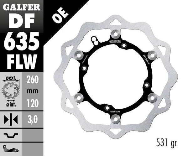 Swm SM 125 R [2016-2020] - bromsskiva – bild 4