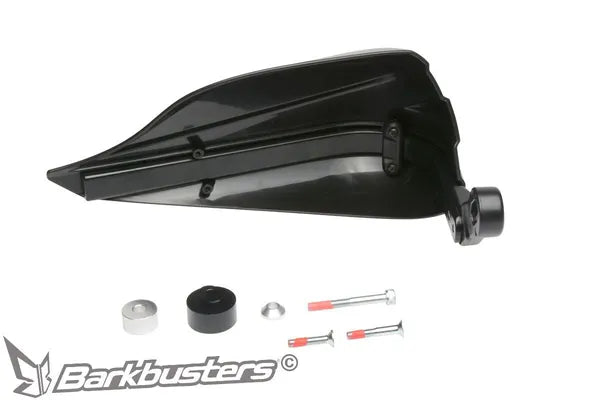Aprilia Shiver 900 ABS [BARKBUSTERS] – STORM Handprotektor – Montage an einem Punkt am Lenkerende - mit Gewinde