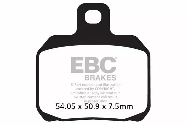 Ducati 1198 [EBC] – Halbgesinterte Vee-Bremsbeläge