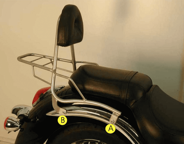 Kawasaki VN 900 CLA [2006-2017] - Sissybar med bagagebro