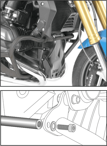 BMW R 1200 GS LC [2013-2018] -Stivening Bar Off -road