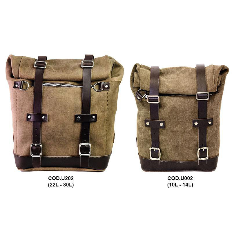 BMW F 450 GS [2026-] - Seitentasche Scram aus Spaltleder 22L-30L + Rahmen rechts