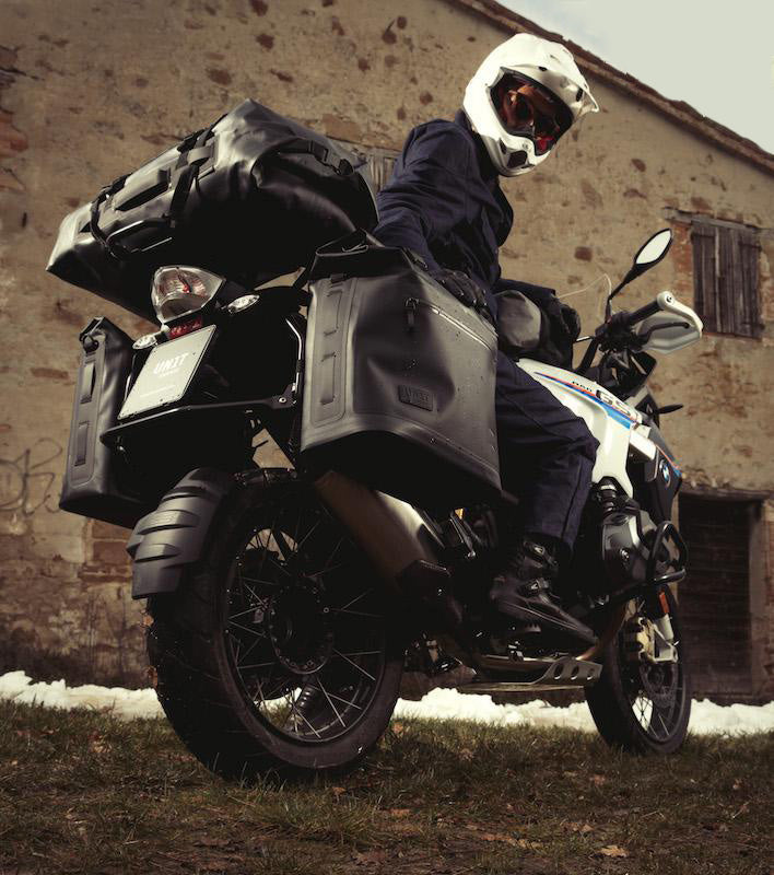 BMW R 12 nineT [2024-2026] - Två Khali sidoväskor gjorda av TPU 35L - 45L + par aluminiumplattor + ram för aluminiumpåsar