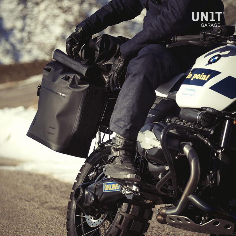BMW F 850 GS Adventure [2019-2024] - Khali Seitentasche aus TPU 35L - 45L + Aluminiumplatte auf der Schalldämpferseite