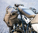 BMW R nineT 1200 Urban G/S (niedriger Auspuff) [2017-2023] - Seitentasche aus Leder + Doppelrahmen NineT