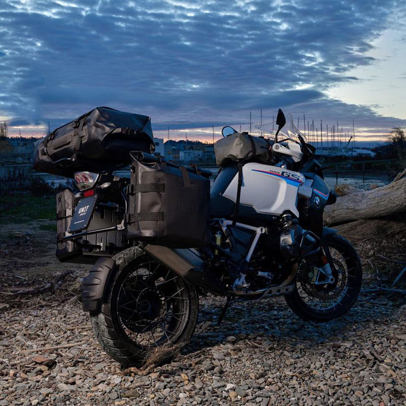 BMW F 900 GS [2023-] - Påshållare i aluminium med justerbar Hypalon-front och snabbkoppling
