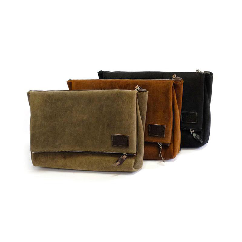 BMW R nineT 1200 Urban G/S (niedriger Auspuff) [2017-2023] - Fezzan Messenger Bag Crust Leder