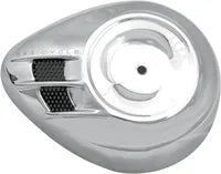 Harley-Davidson FXDBB 1690 Dyna Street Bob Special [2014-2015, 2015] - Mini Teardrop Stealth Luftfiltersatz – Oberfläche: Silber – Bild 8