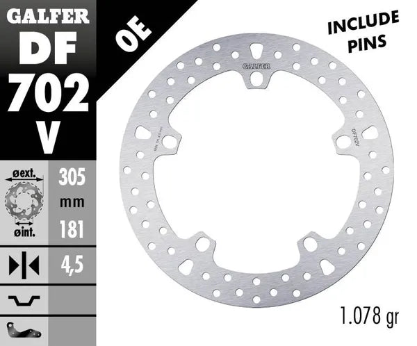 Bmw R 1200 C ABS (0424) [2001-2003, 2005] - Bromsskiva fast rund – bild 4