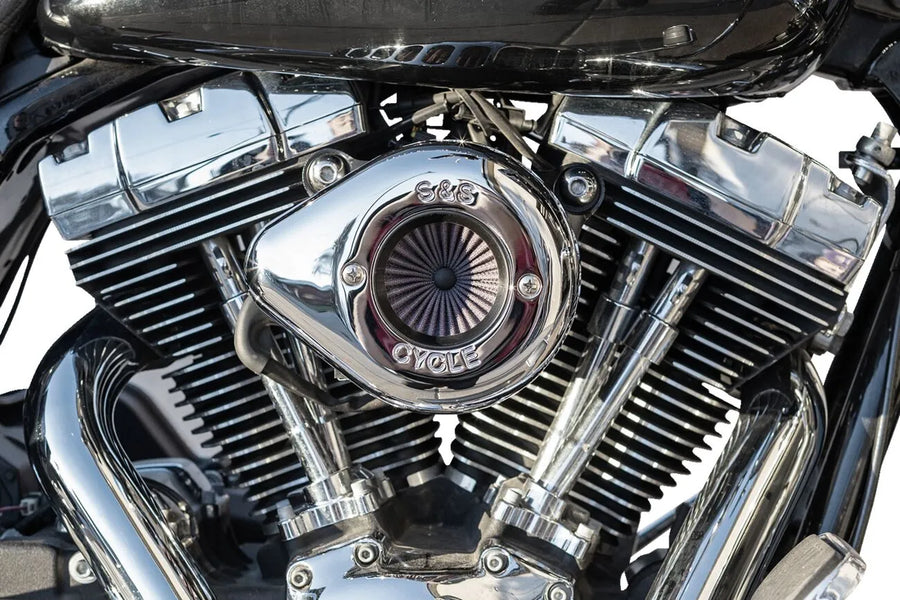 Harley-Davidson FLSTSE2 1800 Softail Convertible CVO [2011] - Air Stinger Stealth Luftfiltersatz – Oberfläche: Verchromt – Bild 2