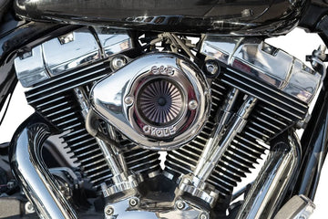Harley-Davidson FXSE 1800 Pro Street Breakout CVO [2016-2017] - Air Stinger Stealth Luftfiltersatz – Oberfläche: Verchromt – Bild 2