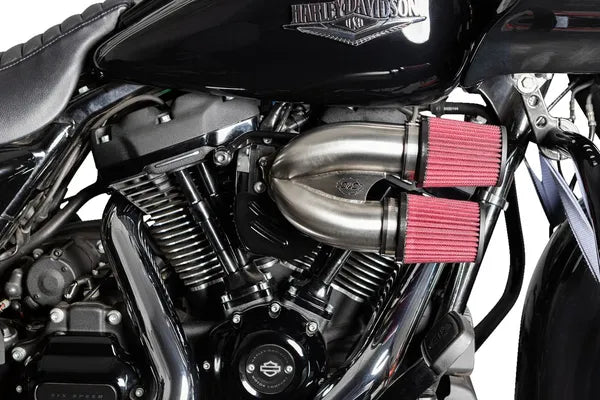 Harley-Davidson Fxlrs 1923 ABS [2025] - Tuned Induction Luftfilterkit – Oberfläche: Silber – Bild 8