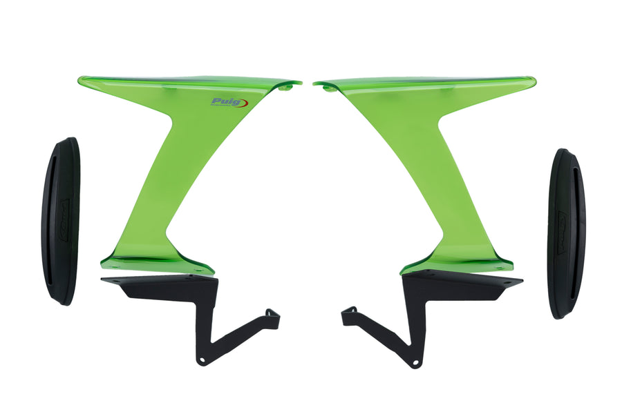 KAWASAKI ZX-6R NINJA [2025] – Race Side Spoiler – Mattschwarz