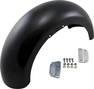 harley davidson dyna [KLOCK WERKS] - Hugger Series framskärm med monteringsblock för Softail/Dyna