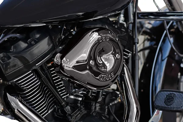 Harley-Davidson FLHTCUTG 1868 Tri Glide Ultra 114 [2023] - Stealth Teardrop Luftfilterabdeckung – Design: Teardrop – Bild 4