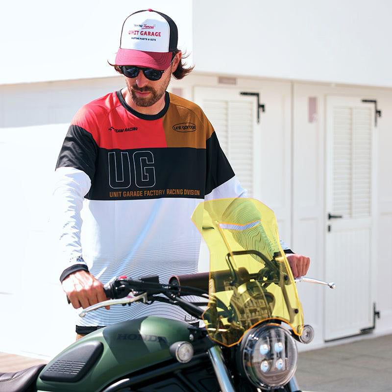 BMW R nineT 1200 Racer [2017-2020] - Vintage Unitgarage Trucker Hut weiß/rot