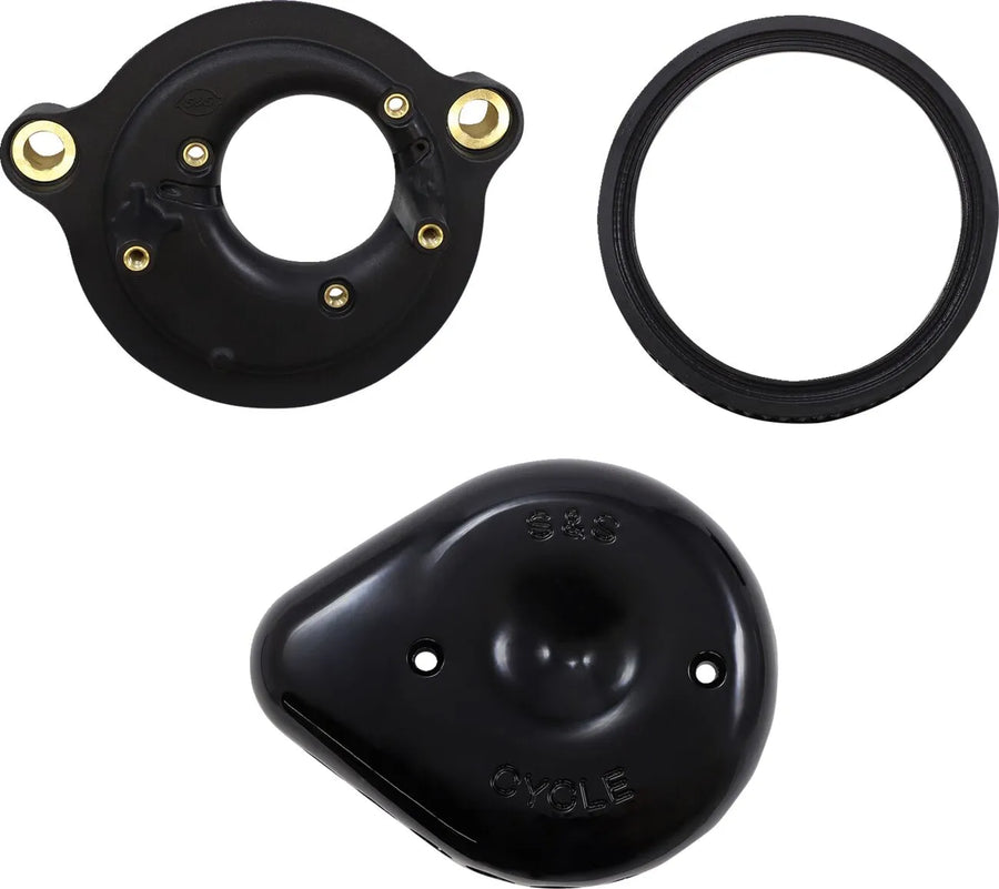Harley-Davidson FLI 1868 Hydra-Glide Revival 114 [2024] - Mini Teardrop Stealth Luftfilter-Kit – Oberfläche: Schwarz – Bild 2