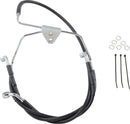 harley davidson flhtc [DRAG SPECIALTIES] - Bromsledningssats i rostfritt stål-1