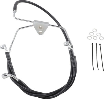 harley davidson flhtcui [DRAG SPECIALTIES] – Edelstahl Bremsleitungs-Kit