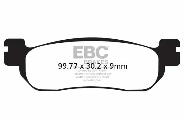 Yamaha TT 600 [EBC] – „TT“ Sport Karbon Fusion Bremsbeläge