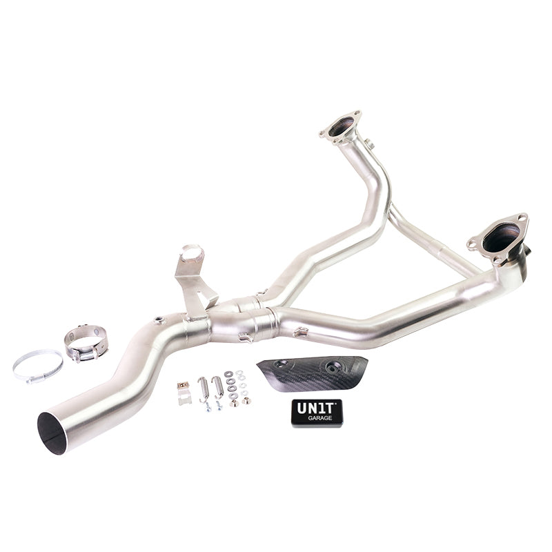 BMW R 1300 GS Adventure [2024–2026] - Abgaskrümmer Edelstahl ohne Katalysator + Motorkontrollleuchte EURO 5 + BMW R1300GS + ADV