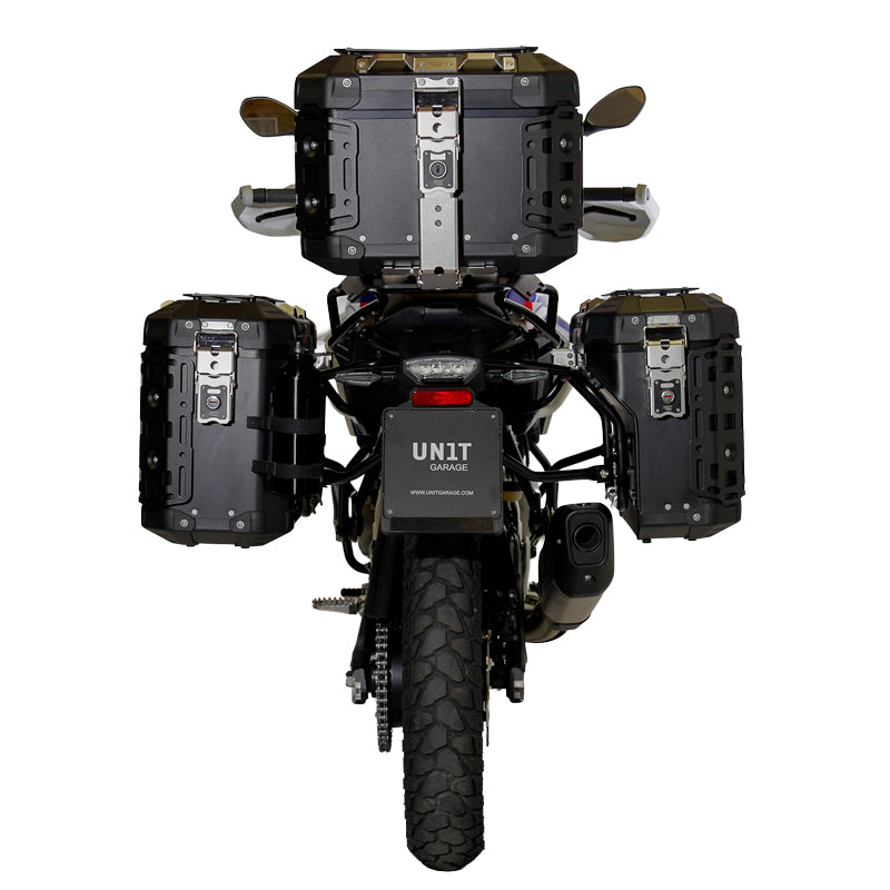 BMW F 450 GS [2026-] - Atlas Aluminium-Taschenpaar 39L + 32L + Atlas Aluminium-Satteltaschenrahmen