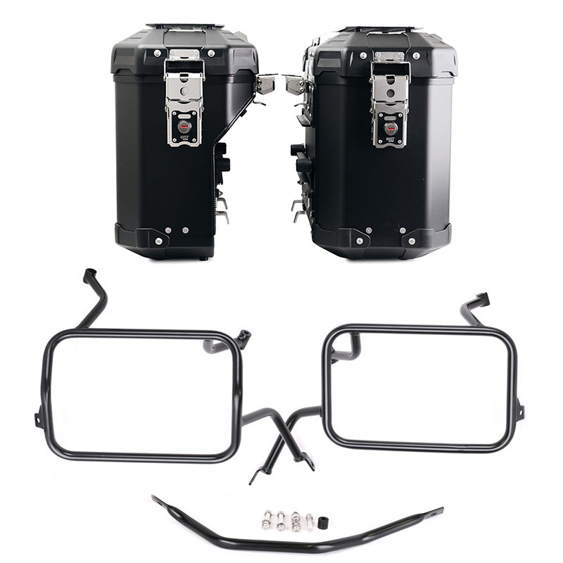 BMW F 450 GS [2026-] - Atlas Aluminium-Taschenpaar 39L + 32L + Atlas Aluminium-Satteltaschenrahmen