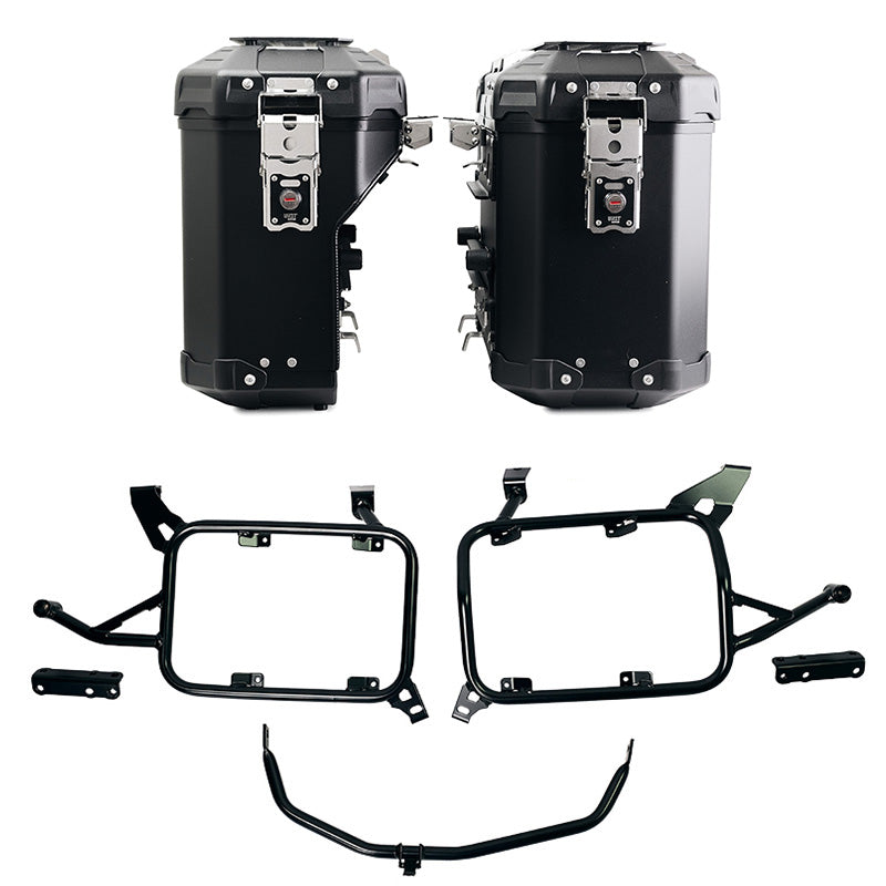BMW F 850 GS [2018-2024] - Atlas Aluminium-Taschenpaar 39L + 32L + Atlas und ADV Aluminium-Satteltaschenrahmen