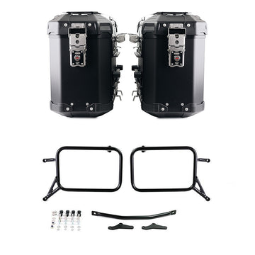 BMW R 850 GS / R 1100 GS / R 1150 GS Adventure [1994-2004] - Atlas Alu-Taschenpaar 39L + 39L + Taschenrahmen Alu R850R - R1100R - R1150R, R850GS - R1100GS - R1150GS & ADV