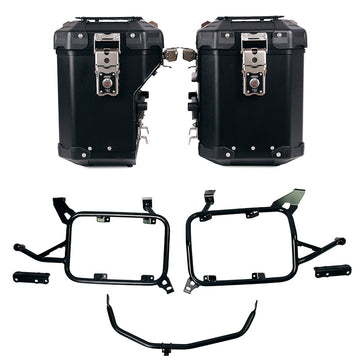 BMW F 850 GS Adventure [2019-2024] - Atlas Alu-Seitenkoffer-Set 48L + 41L + Atlas BMW F850GS und ADV Alu-Satteltaschenrahmen