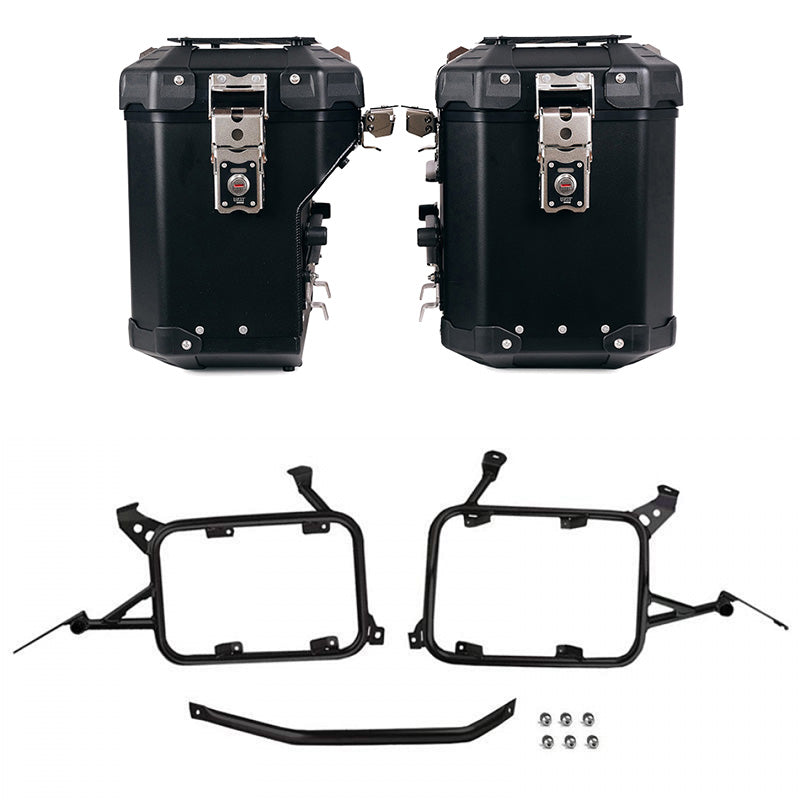 BMW R 1200 GS ADV LC [2014-2018] - Atlas Alu-Seitenkoffer-Set 48L + 41L + Taschenrahmen Alu R1200GS LC - R1250GS & ADV