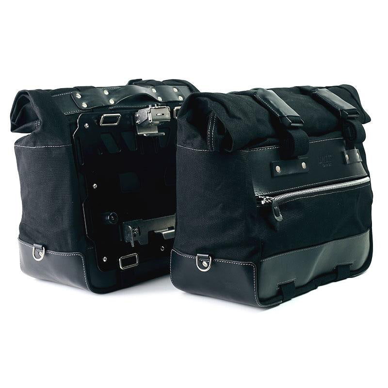 BMW F 850 GS [2018-2024] - Paar Cult-Seitentaschen aus Canvas 40L - 50L + Paar Aluminiumplatten