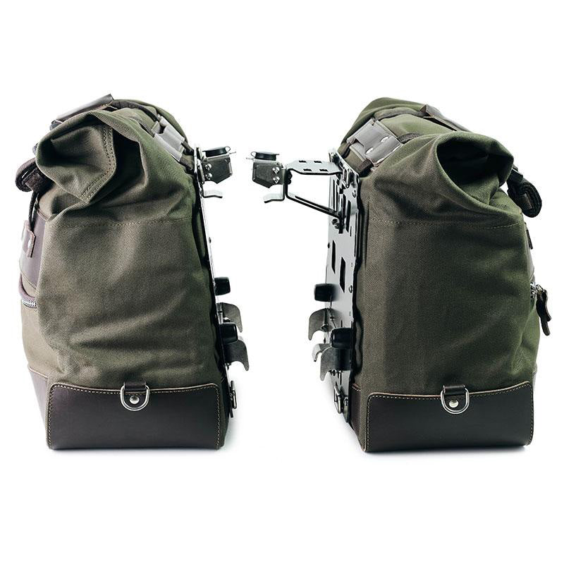 BMW F 450 GS [2026-] - Paar Cult-Seitentaschen aus Canvas 40L - 50L + Paar Aluminiumplatten