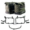 BMW F 900 GS Adventure [2024-] - Paar Cult-Seitentaschen Canvas 40 l – 50 l + Paar Aluminiumplatten + Alu-Kofferrahmen BMW F900GS ADV