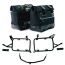 BMW F 900 GS Adventure [2024-] - Paar Cult-Seitentaschen Canvas 40 l – 50 l + Paar Aluminiumplatten + Alu-Kofferrahmen BMW F900GS ADV