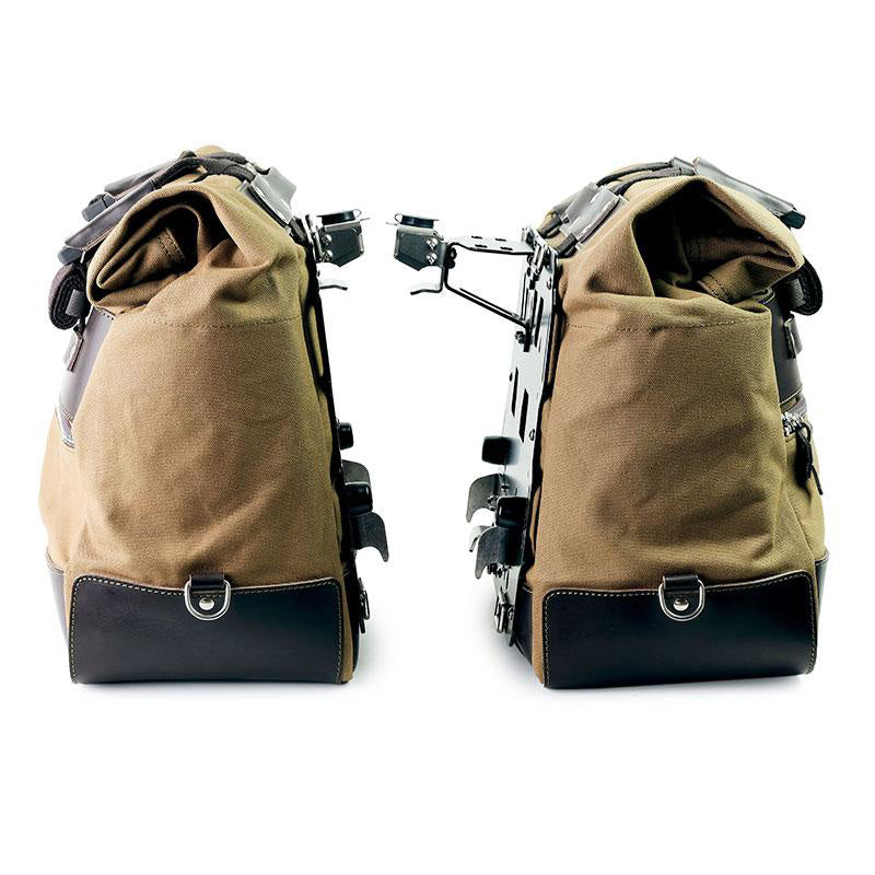 BMW R 1250 GS Adventure [2019-2023] - Paar Cult-Seitentaschen aus Canvas 40L - 50L + Paar Aluminiumplatten