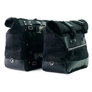 BMW R nineT 1200 Urban G/S (niedriger Auspuff) [2017-2023] - Paar Cult-Seitentaschen aus Spaltleder 40L - 50L + Aluminiumplatte