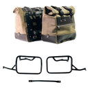 BMW R 12 nineT [2024-2026] - Paar Cult-Seitentaschen aus Spaltleder 40L - 50L + Aluminiumplatte + Rahmen für Aluminiumtaschen