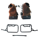 BMW R 12 nineT [2024-2026] - Paar Cult-Seitentaschen aus Spaltleder 40L - 50L + Aluminiumplatte + Rahmen für Aluminiumtaschen