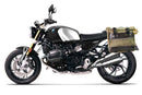 BMW R 12 nineT [2024-2026] - Paar Cult-Seitentaschen aus Spaltleder 40L - 50L + Aluminiumplatte + Rahmen für Aluminiumtaschen