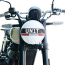 BMW R 12 nineT [2024-2026] - Strålkastarskydd i läder med logotyp