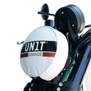 BMW R 12 nineT [2024-2026] - Strålkastarskydd i läder med logotyp