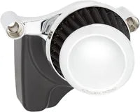 Harley-Davidson Xl 1200 T Sportster Superlow [2018] - Mini Teardrop Stealth Luftfilter-Kit – Oberfläche: Silber – Bild 12